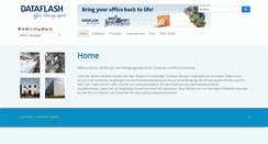 Desktop Screenshot of data-flash.com