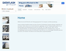 Tablet Screenshot of data-flash.com